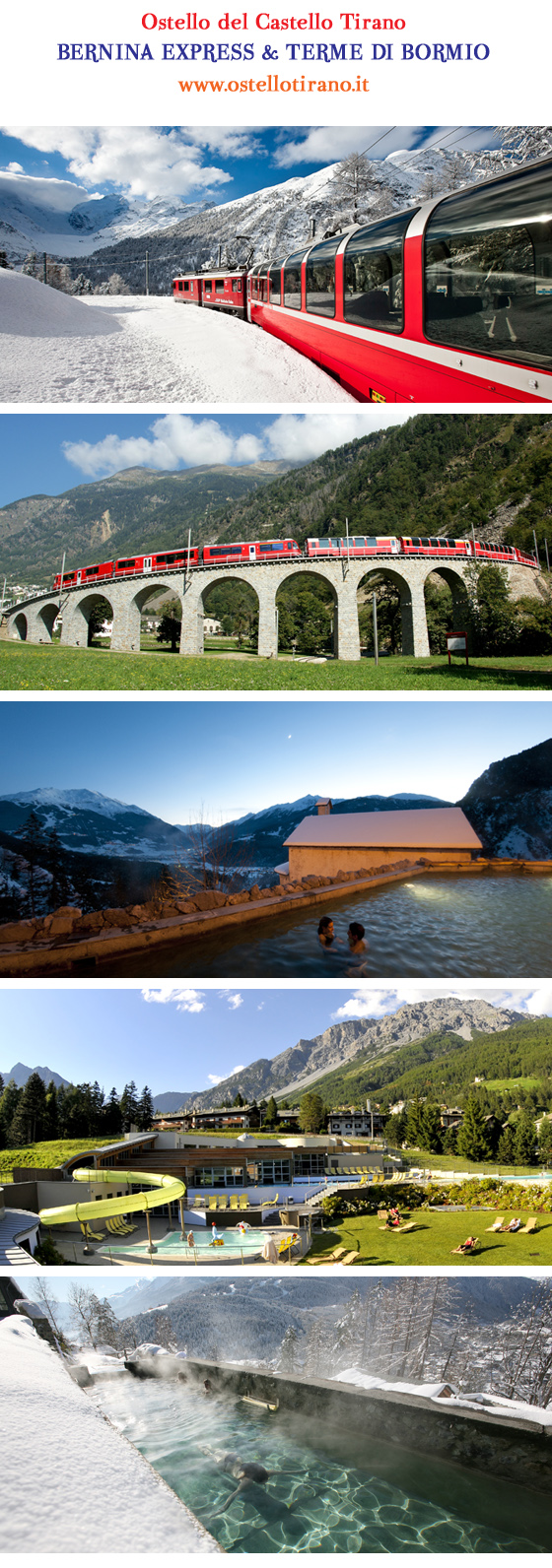 trenino rosso bernina express ferrovia retica bormio terme bagni nuovi bagni vecchi bormio terme