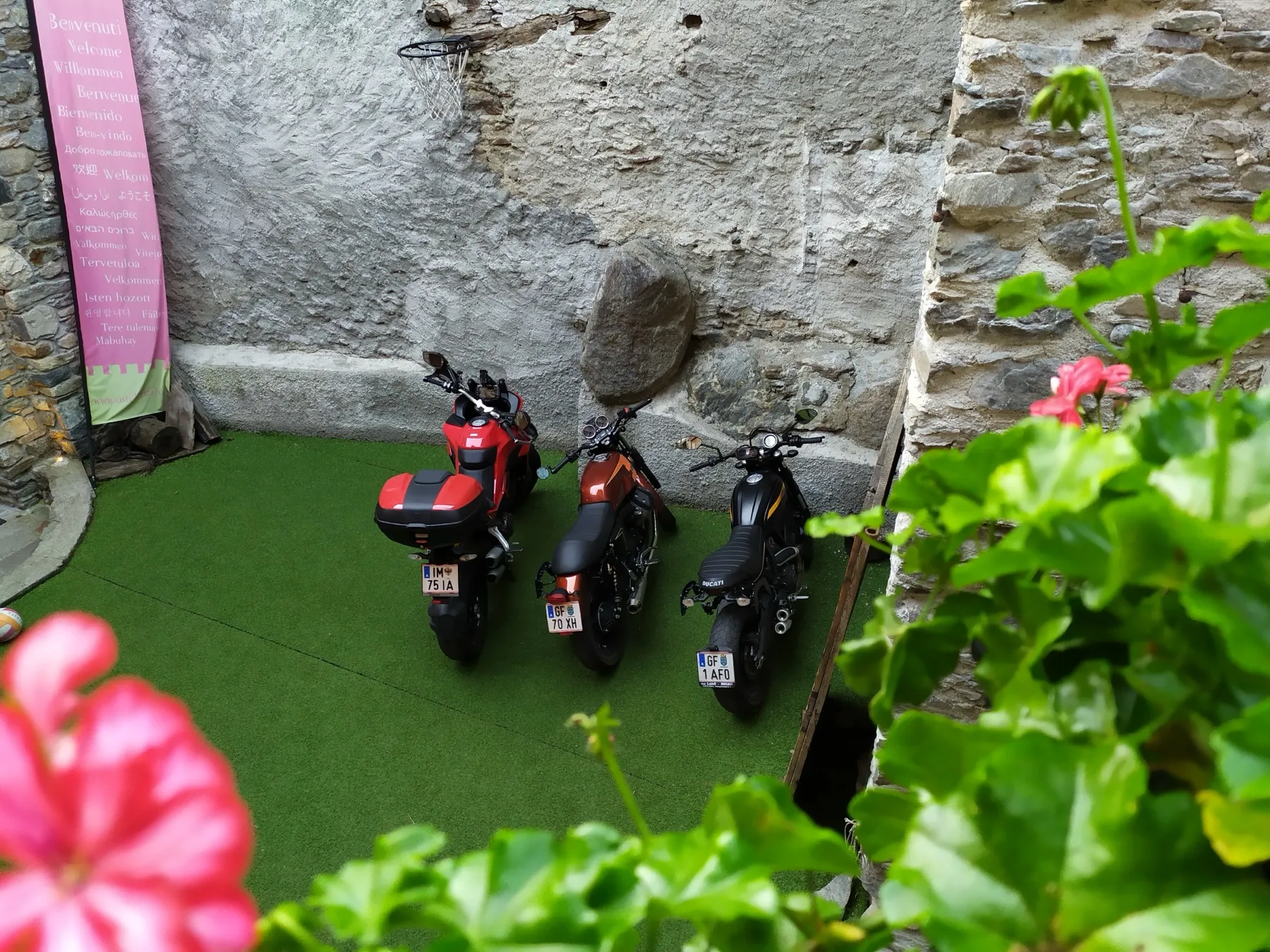 Moto in corte