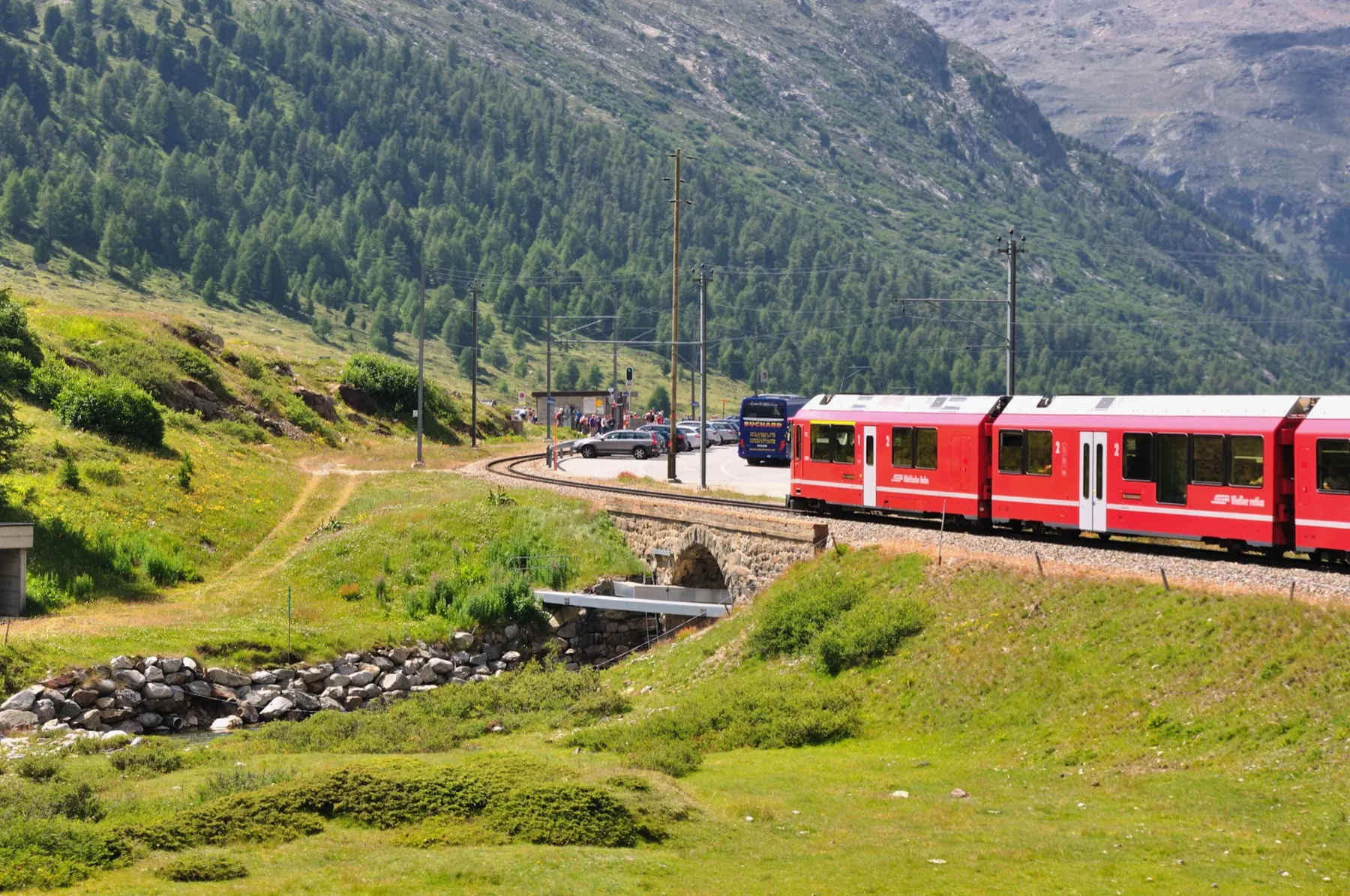 Ferrovia Retica — linea del Bernina in Valposchiavo