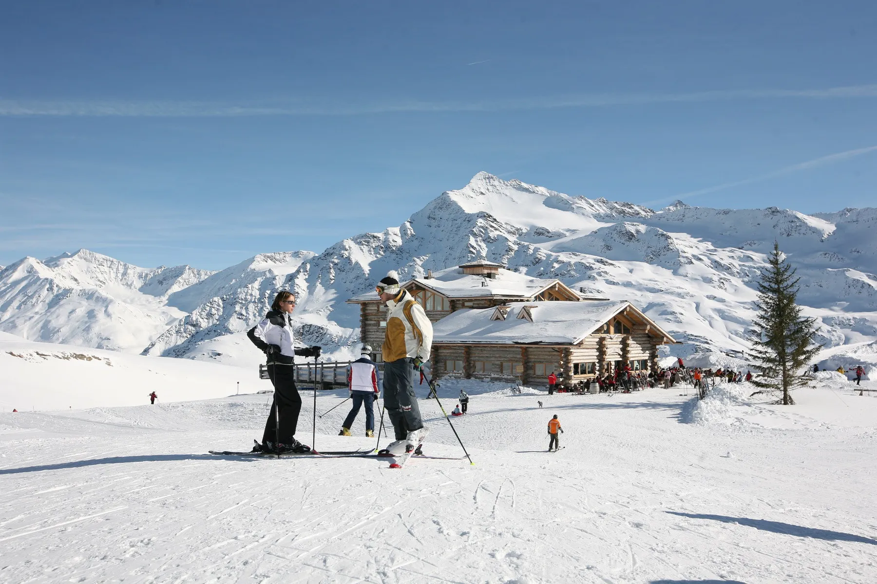 Rifugio in quota sulle piste da sci